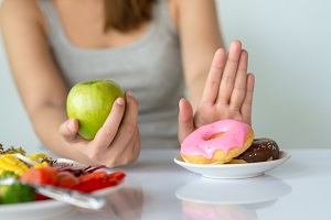 Eviter les aliments avec trop de sucres